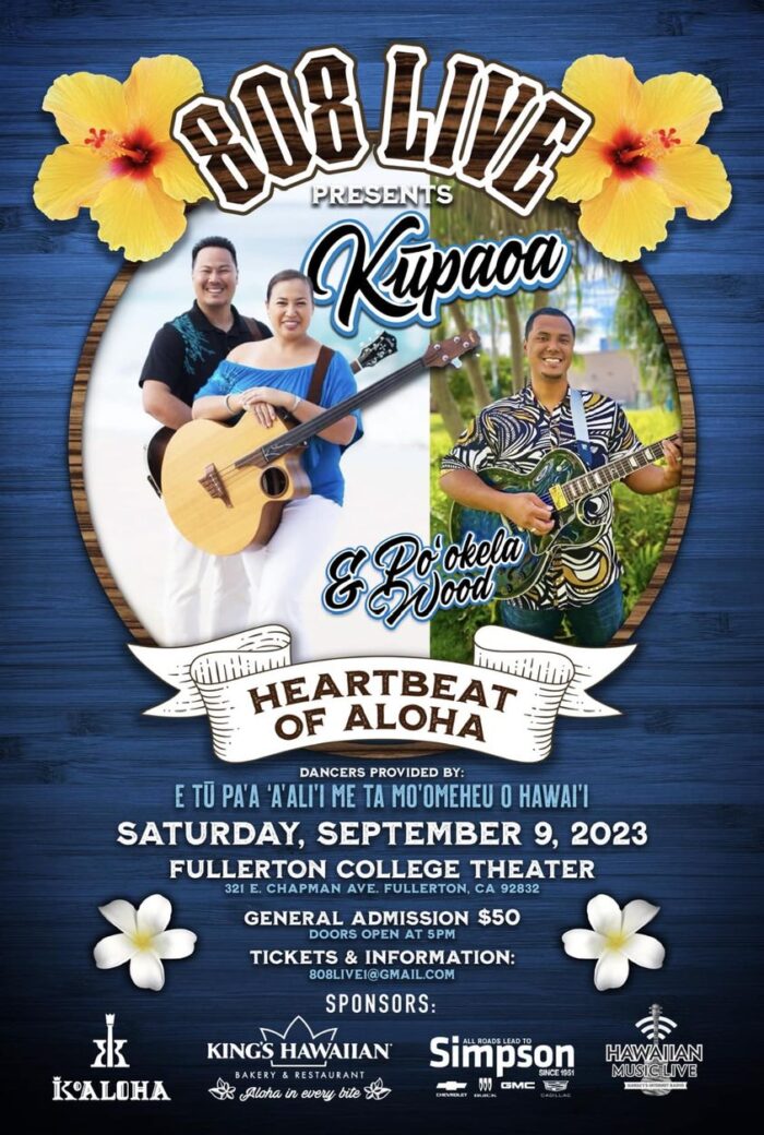 Kupaoa Concert poster
